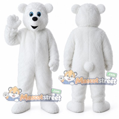 White Polar Bear Mascot Costume White Polar Bear Mascot Costume