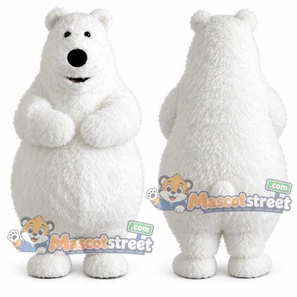 White Polar Bear Mascot Costume