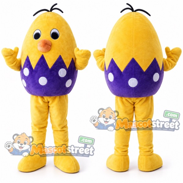 Yellow Easter Egg Mascot Costume