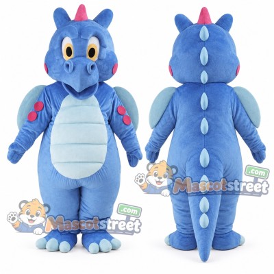 Blue Dragon Mascot Costume