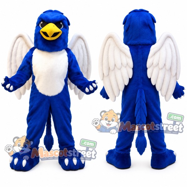 Blue Griffin Mascot Costume