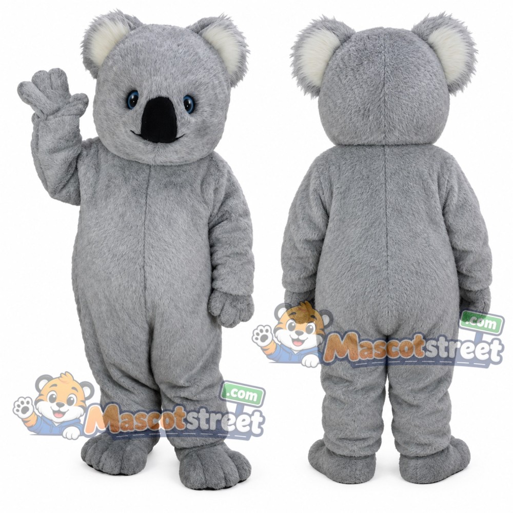 Gray Koala Mascot Costume Gray Koala Mascot Costume