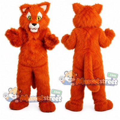 Orange Cat Mascot Costume Orange Cat Mascot Costume