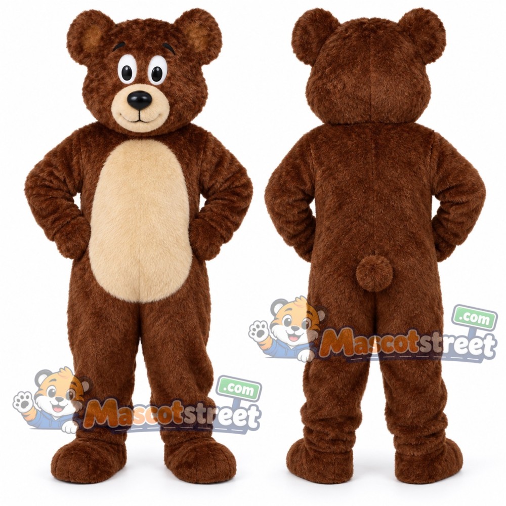 Brown Bear Mascot Costume Brown Bear Mascot Costume