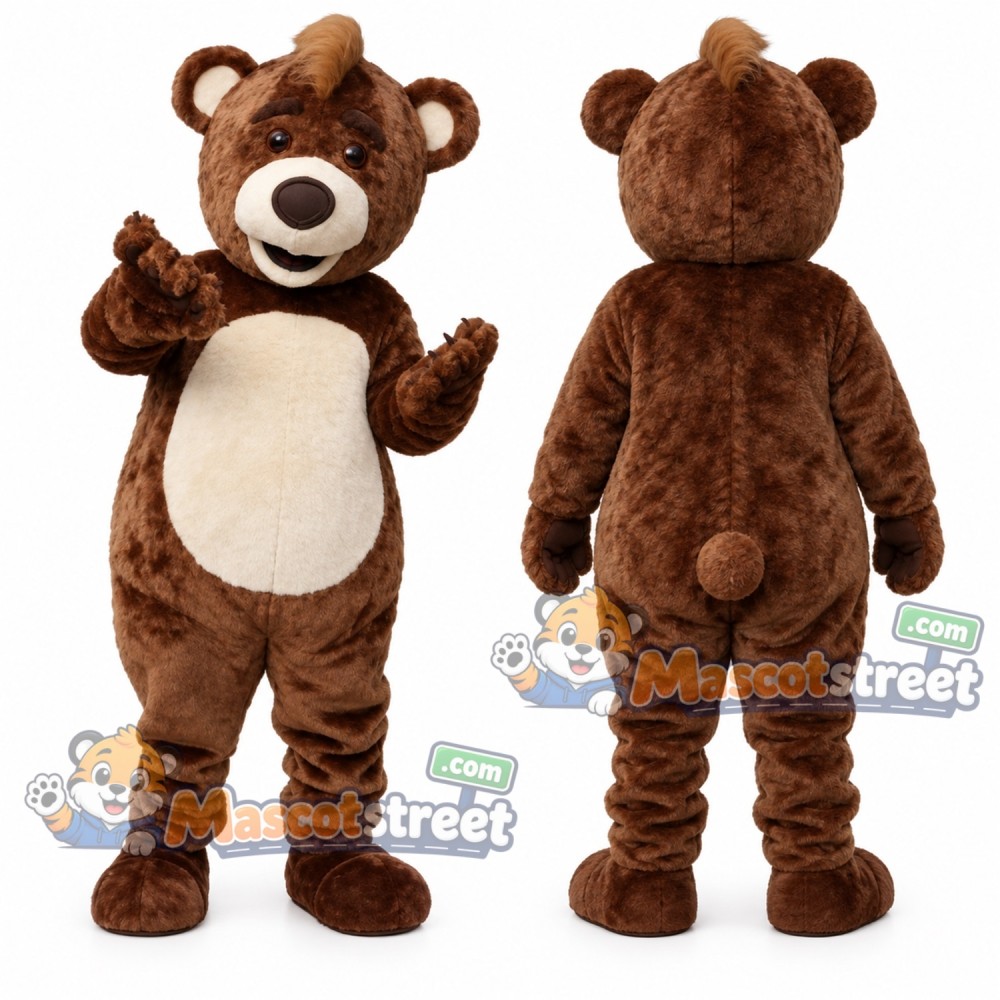 Brown Bear Mascot Costume Brown Bear Mascot Costume