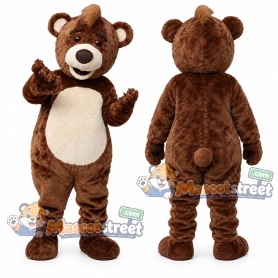 Brown Bear Mascot Costume Brown Bear Mascot Costume
