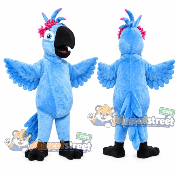 Blue Parrot Mascot Costume