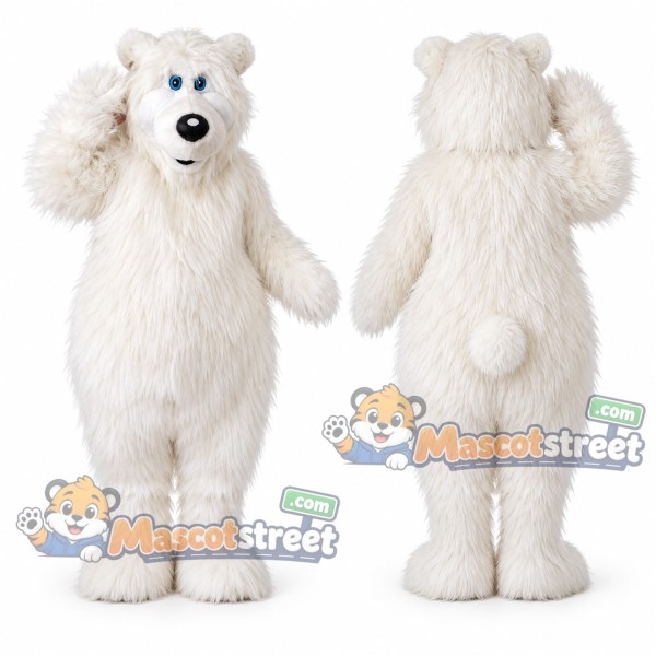 White Polar Bear Mascot Costume