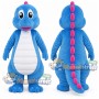 Blue Dinosaur Mascot Costume