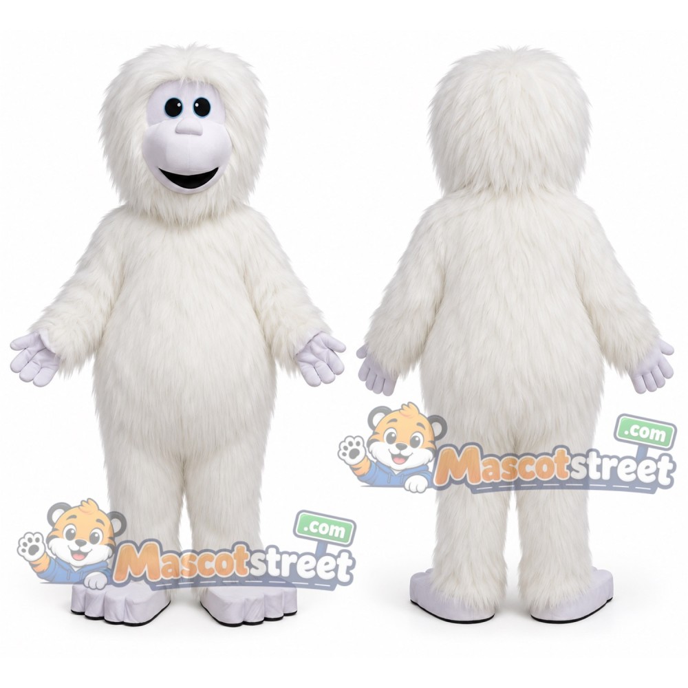 White Ape Mascot Costume