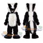 Black and White Skunk Mascot Costume