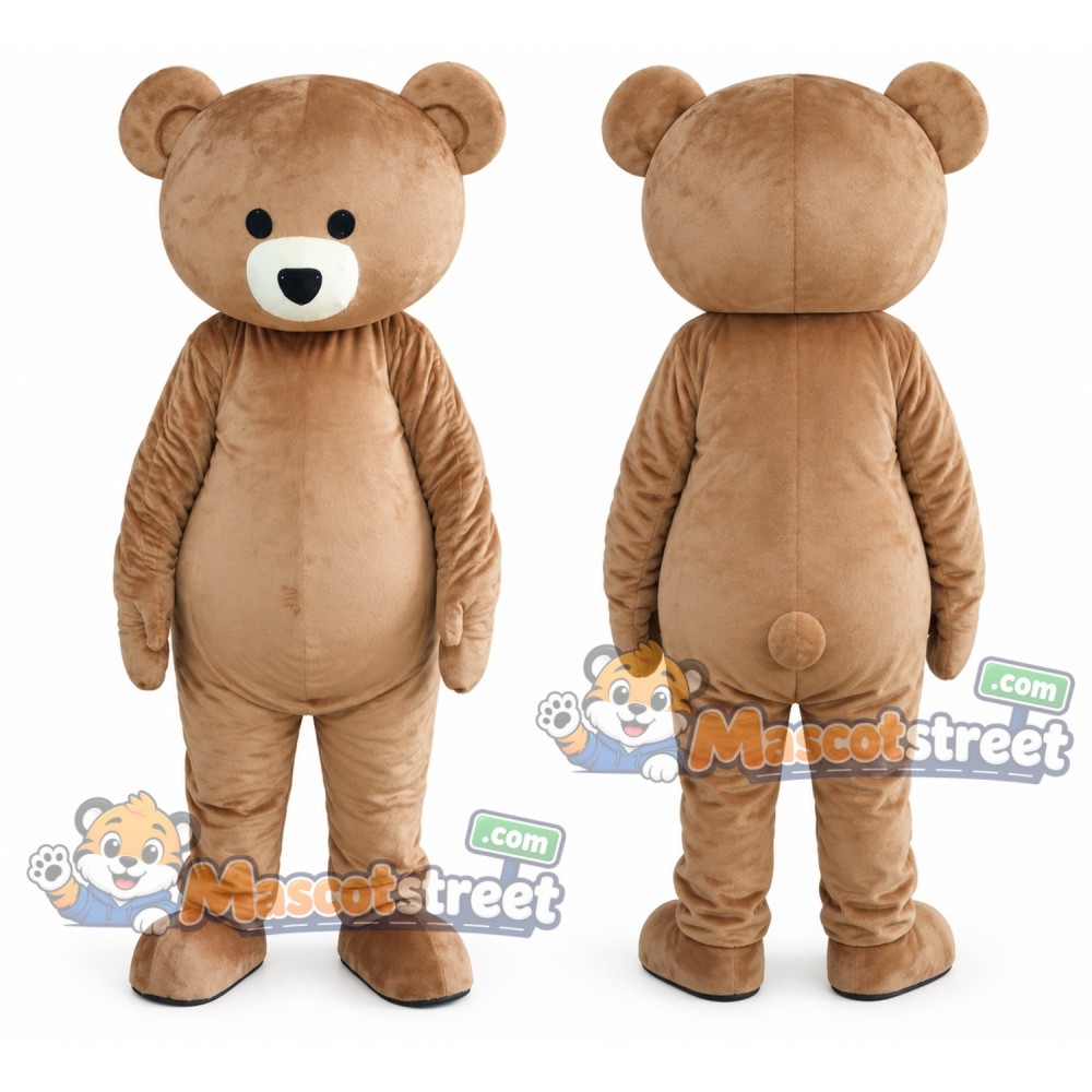 Brown Bear Mascot Costume