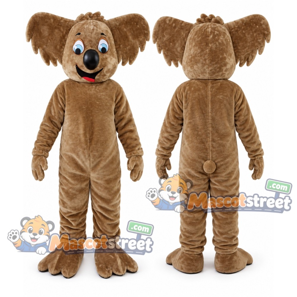 Brown Koala Mascot Costume Brown Koala Mascot Costume