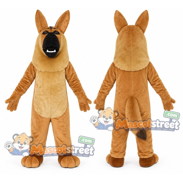 Tan Canine Mascot Costume