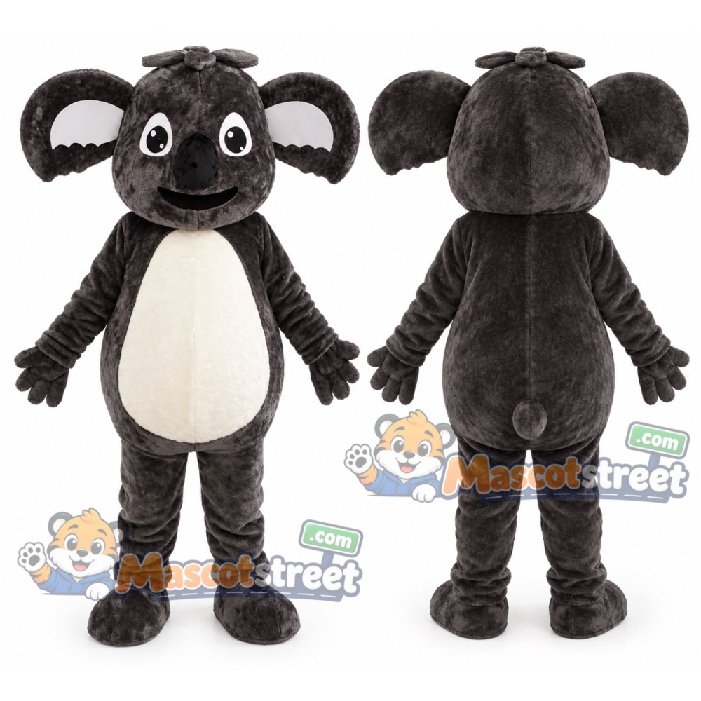 Gray Koala Mascot Costume Gray Koala Mascot Costume