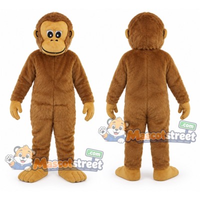Brown Monkey Mascot Costume