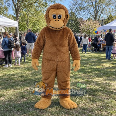 Brown Monkey Mascot Costume