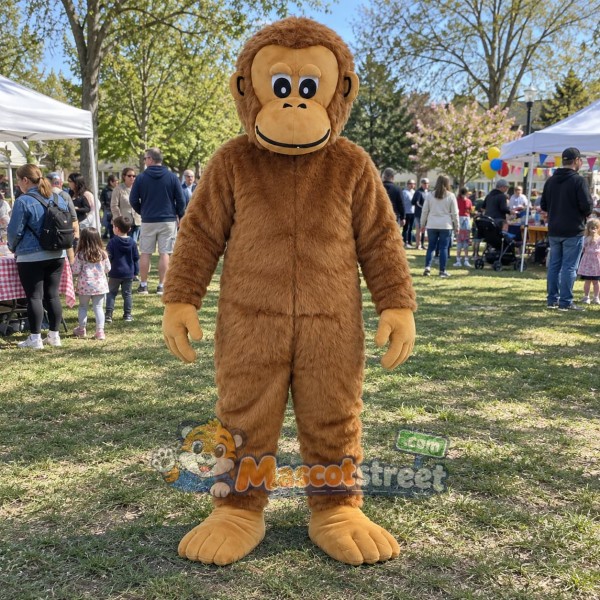 Brown Monkey Mascot Costume