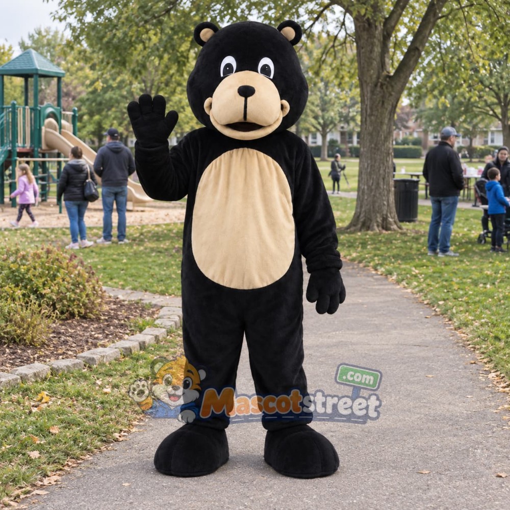 Black Bear Mascot Costume