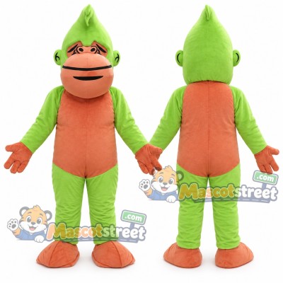 Green Monkey Mascot Costume Green Monkey Mascot Costume
