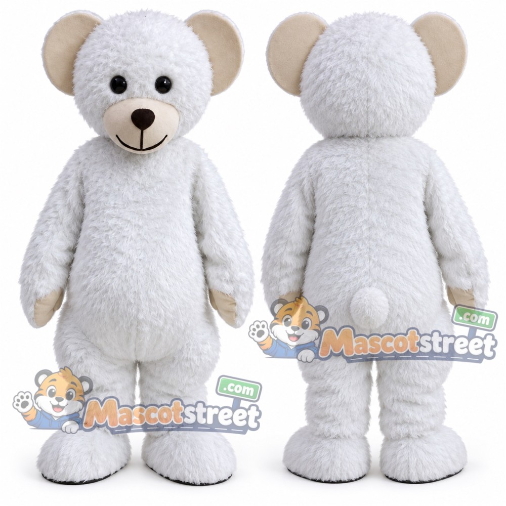 White Bear Mascot Costume White Bear Mascot Costume