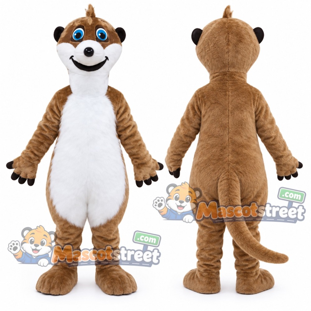 Brown Meerkat Mascot Costume