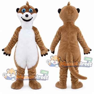 Brown Meerkat Mascot Costume