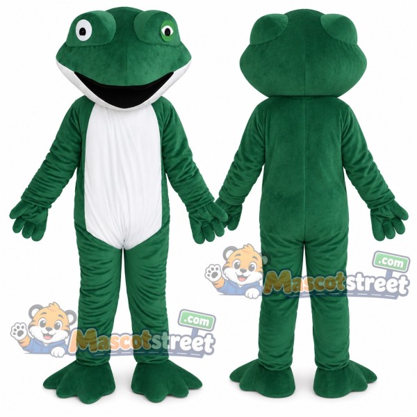 Green Frog Mascot Costume