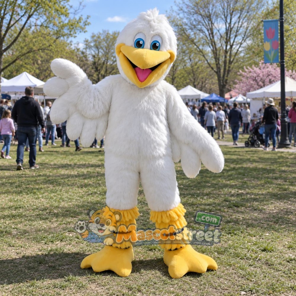 White Bird Mascot Costume