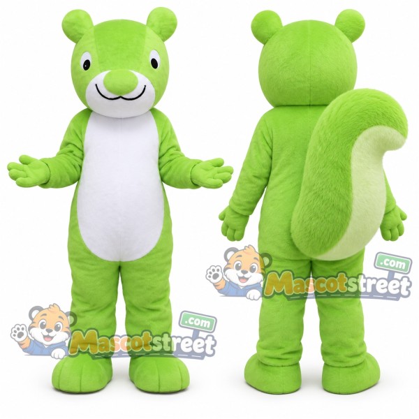 Green Squirrel Mascot Costume