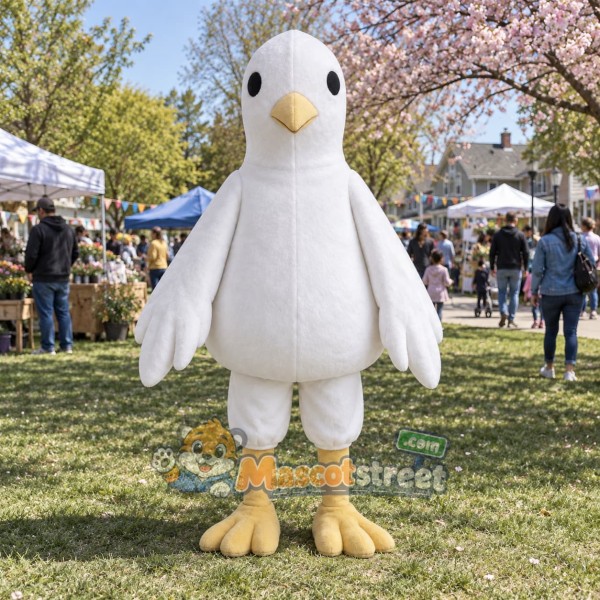 White Bird Mascot Costume