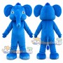 Blue Elephant Mascot Costume