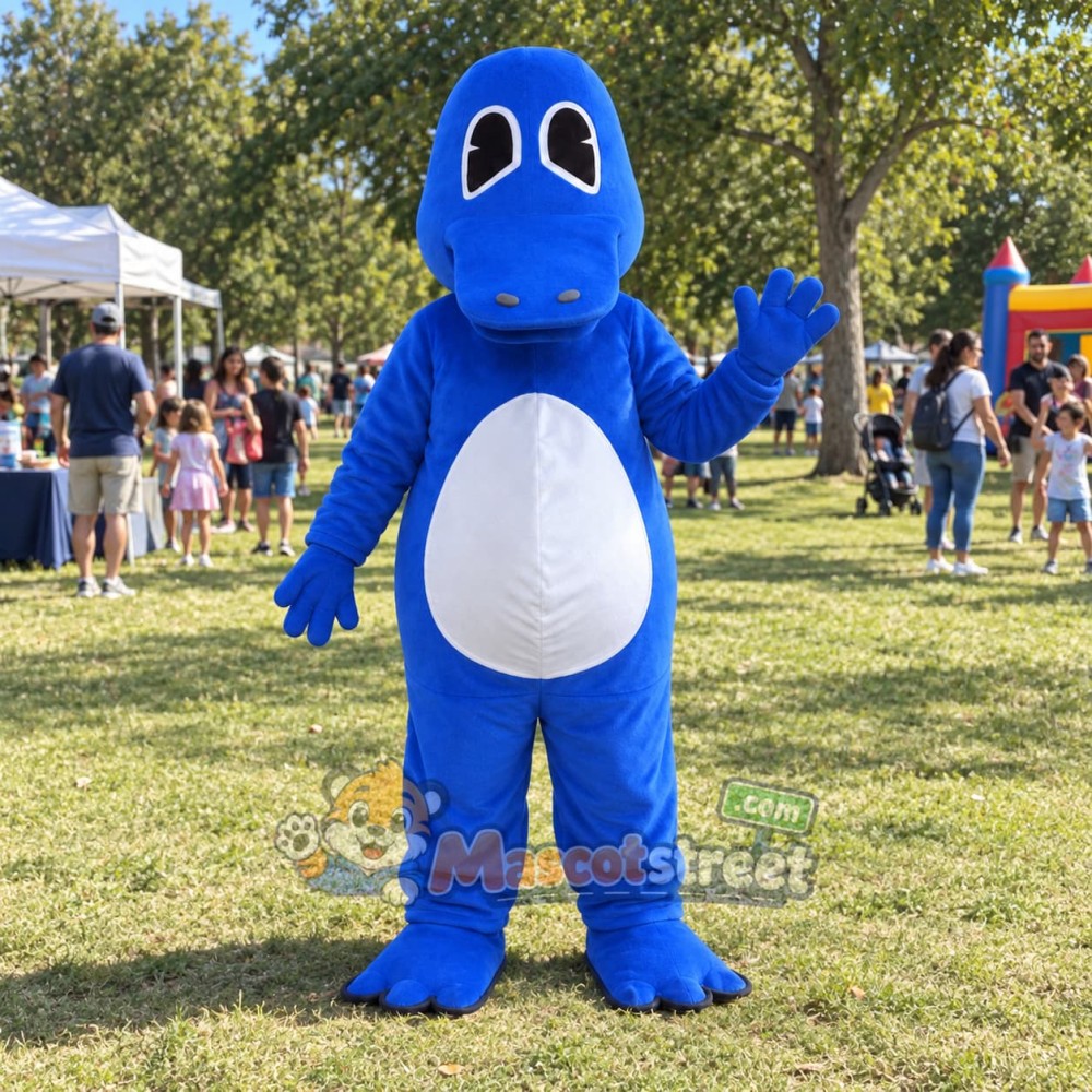 Blue Platypus Mascot Costume Blue Platypus Mascot Costume