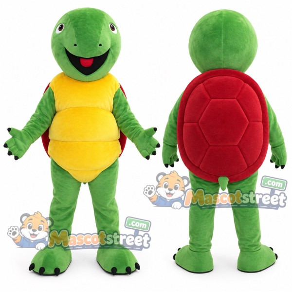 Green Turtle Mascot Costume