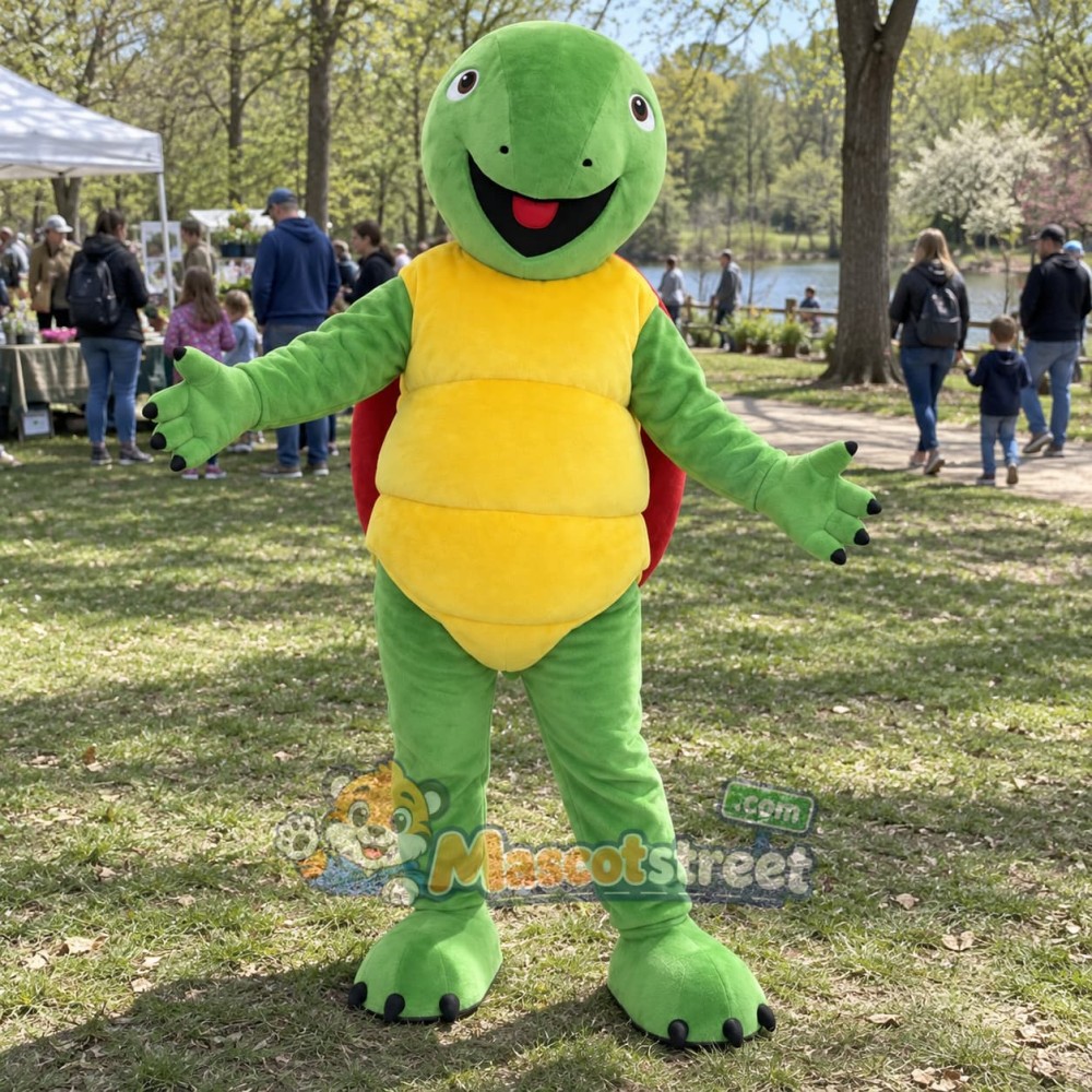 Green Turtle Mascot Costume