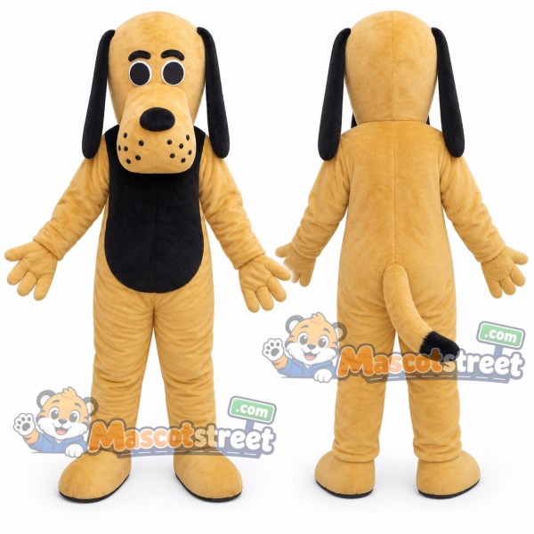 Tan Dog Mascot Costume