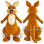 Brown Kangaroo Mascot Costume