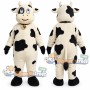 Black and White Cow Mascot Costume