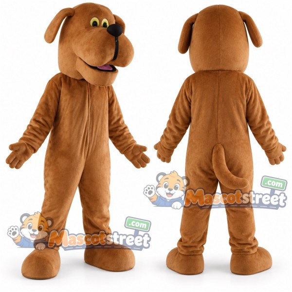 Brown Dog Mascot Costume