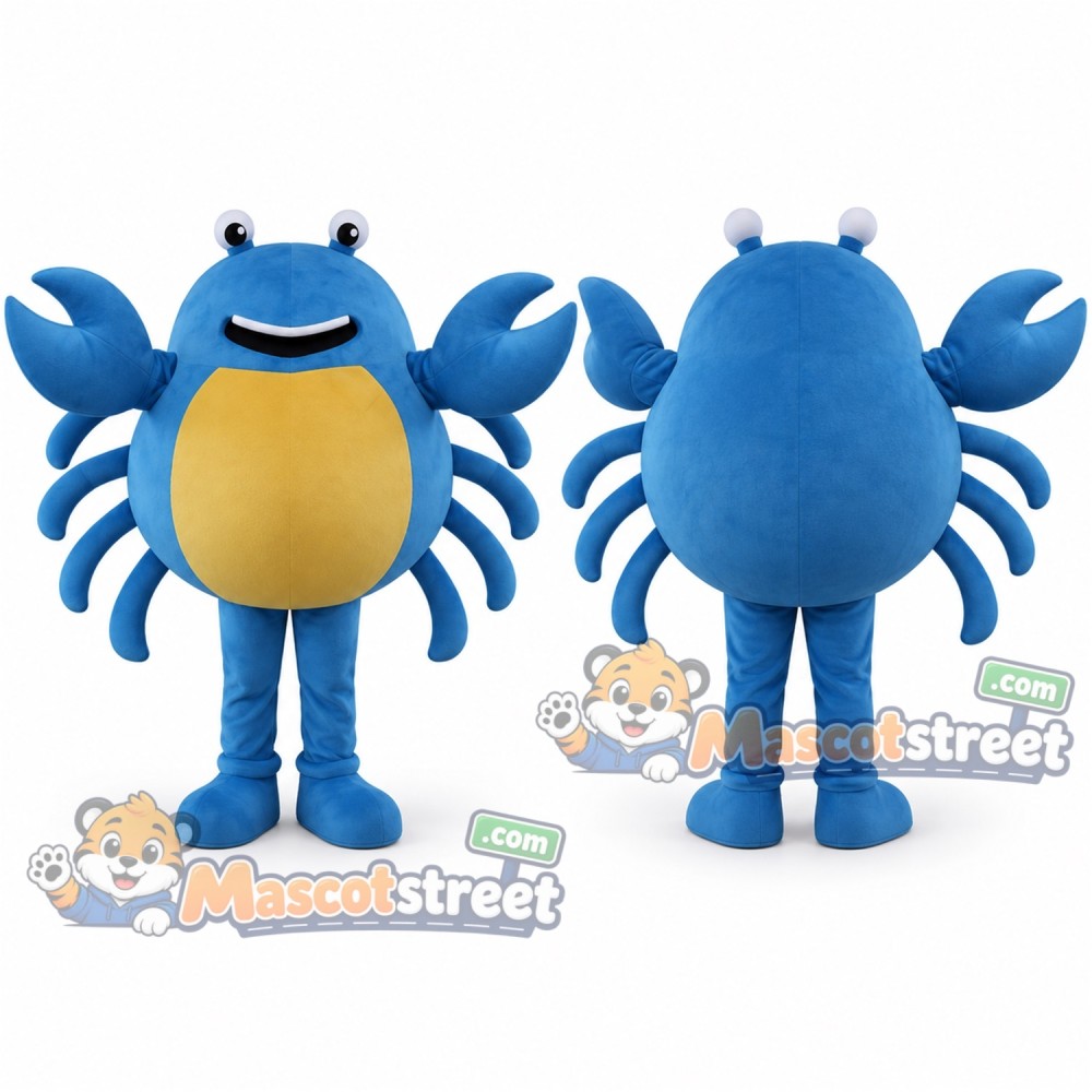 Blue Crab Mascot Costume Blue Crab Mascot Costume
