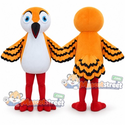 Orange Bird Mascot Costume