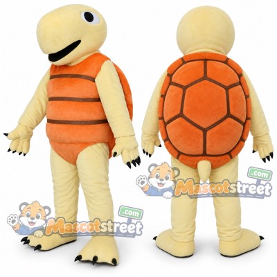 Tan Turtle Mascot Costume