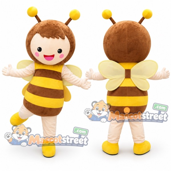 Yellow Bee Mascot Costume
