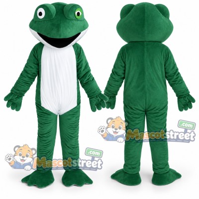 Green Frog Mascot Costume Green Frog Mascot Costume