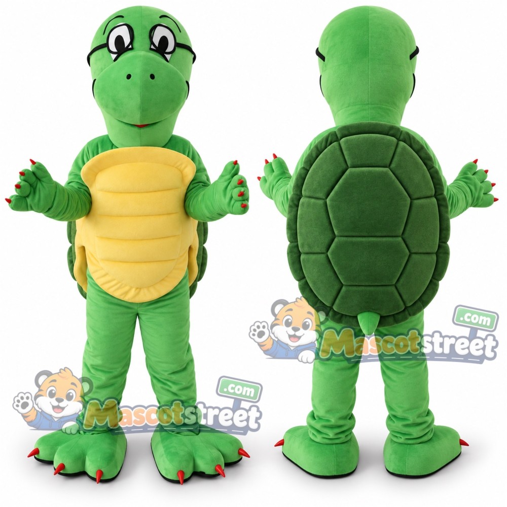 Green Turtle Mascot Costume Green Turtle Mascot Costume
