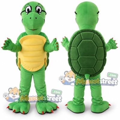 Green Turtle Mascot Costume Green Turtle Mascot Costume