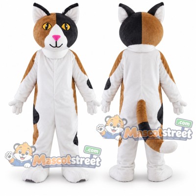Calico Cat Mascot Costume Calico Cat Mascot Costume
