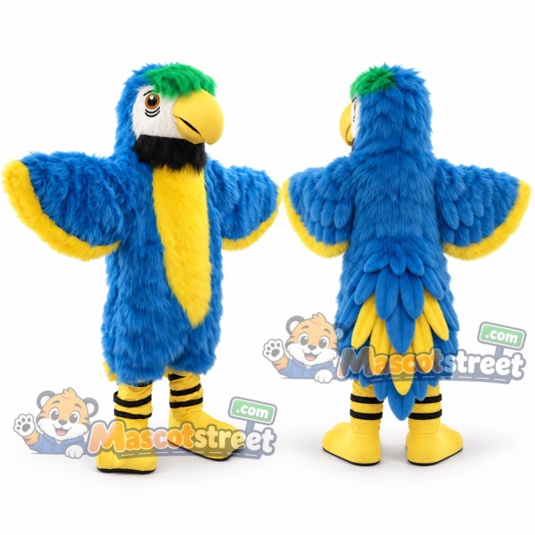 Blue Parrot Mascot Costume