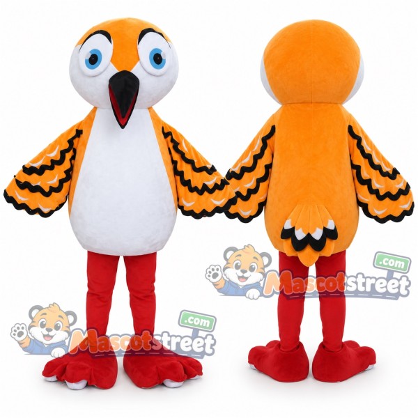 Orange Bird Mascot Costume