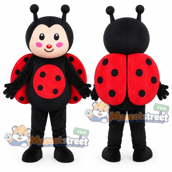 Red Ladybug Mascot Costume